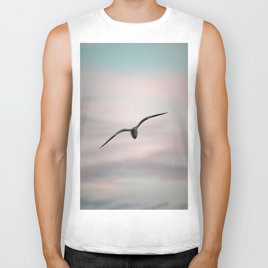 Twilight Seagull Biker Tank