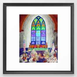 Church of the Holy Cross feat. Shreveport Festival Orchestra- 7 June, 2015 Framed Art Print