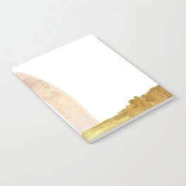 Abstract rainbow and landscape Notebook