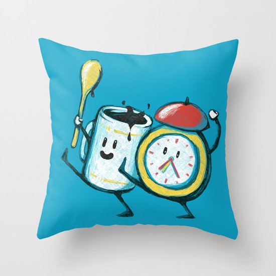 Wake up! Wake up! Throw Pillow
