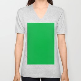 CHROMA KEY GREEN CORRECT HEX COLOR  V Neck T Shirt