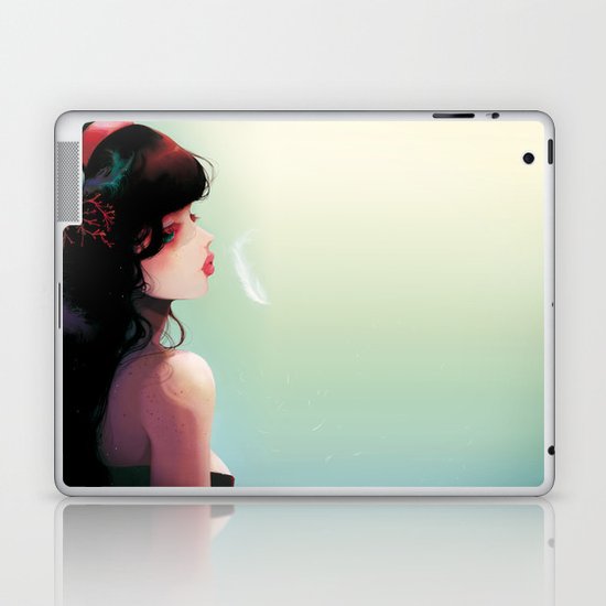 La Cantatrice en greve... Laptop & iPad Skin