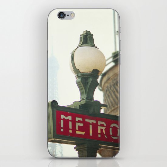 Metro in Paris iPhone & iPod Skin