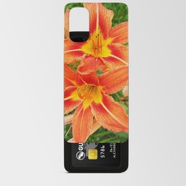 Orange tiger lilly Android Card Case