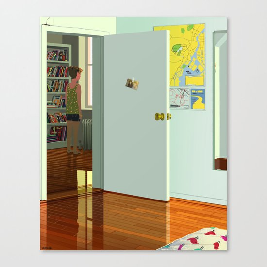 More or Less Canvas Print