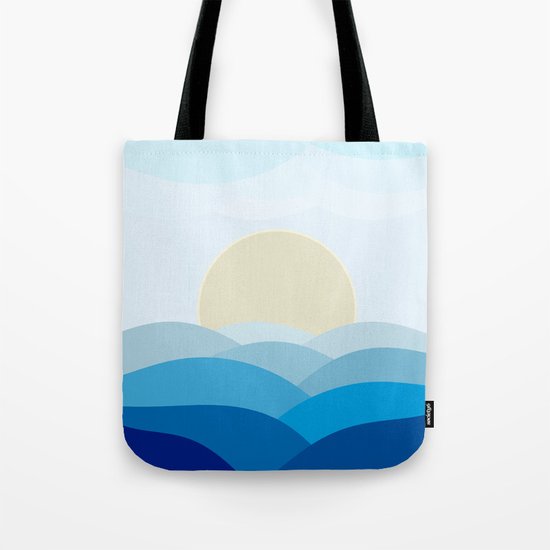 Waves Tote Bag