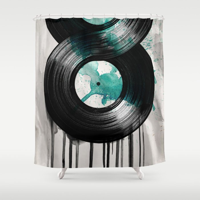 infinity vinyl Shower Curtain