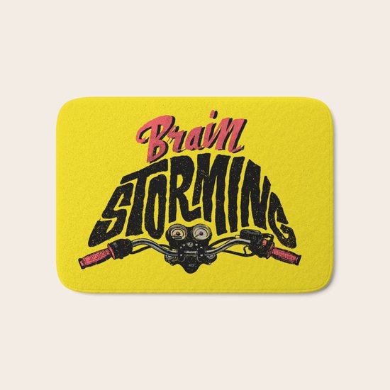 Brainstorming Bath Mat