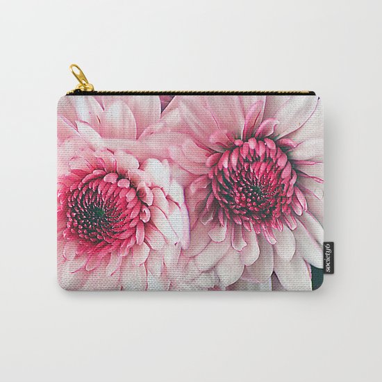 Pink asters. Carry-All Pouch