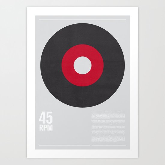 45 RPM Art Print