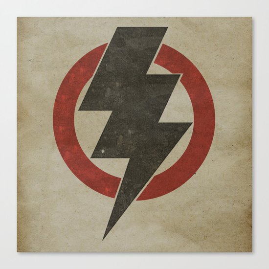 lightning strike zone Canvas Print