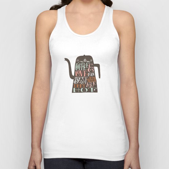 COFFE & LOVE Unisex Tank Top