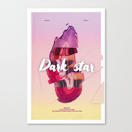 Dark star Canvas Print