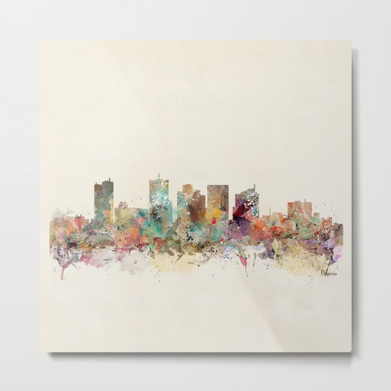 phoenix arizona skyline Metal Print