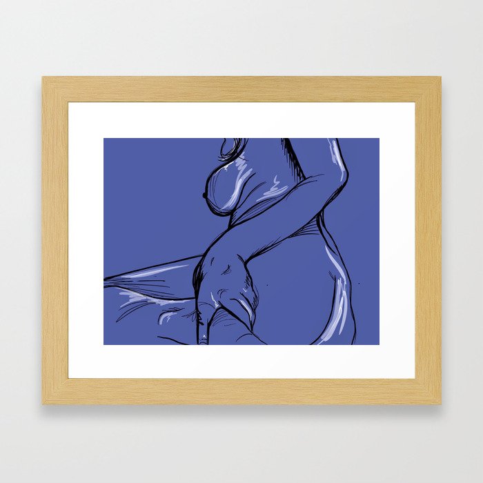 Body As A Landscape  Framed Art Print