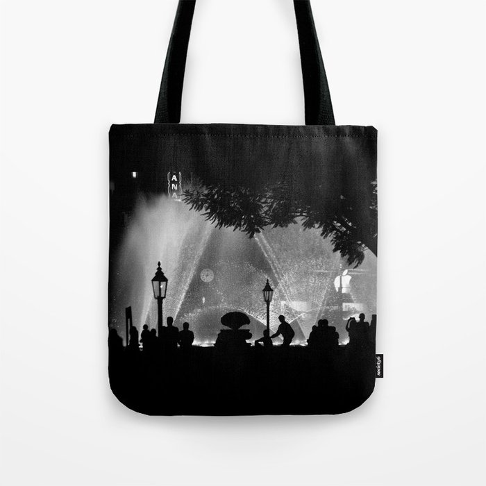 night time in the city Tote Bag