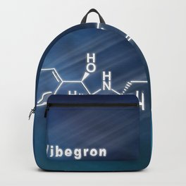 Vibegron drug, Structural chemical formula Backpack