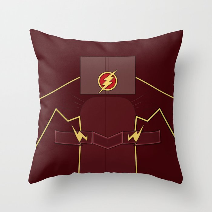 Superheroes phone | The Flash #2 version Throw Pillow