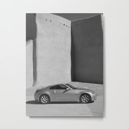 Photo Art 101 Metal Print | Bauhaus, Automobile, Photo, Taos, Midcenturymodern, 350Z, Curated, Modern, Brutalist, Car 