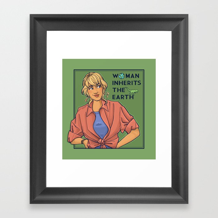 Woman Inherits the Earth Framed Art Print