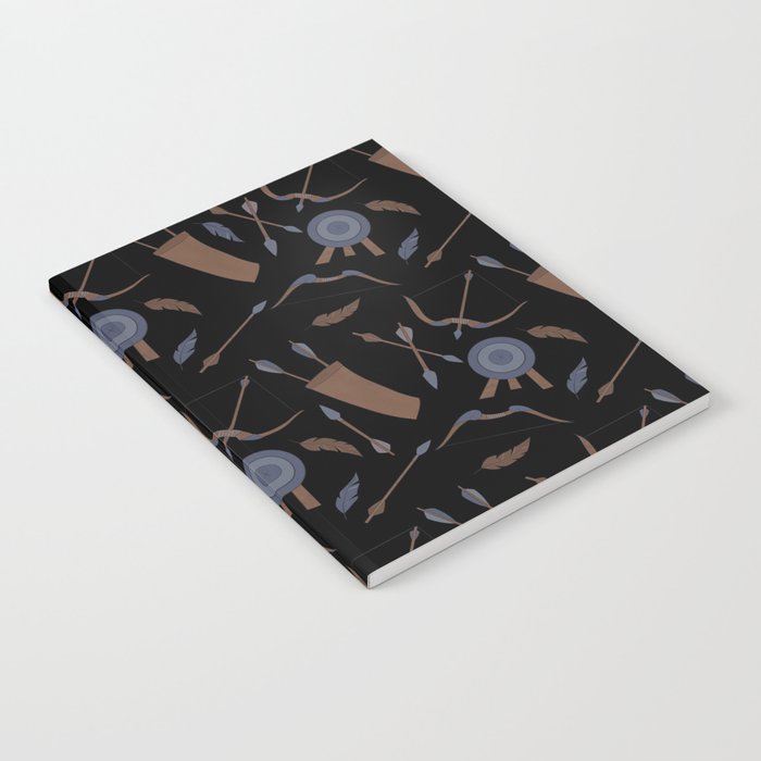 Archer's Companions (Original w/ black background) Notebook