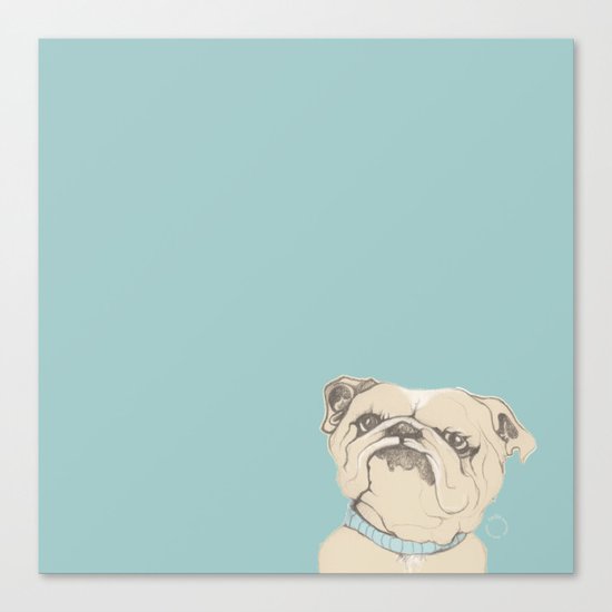bulldog Canvas Print