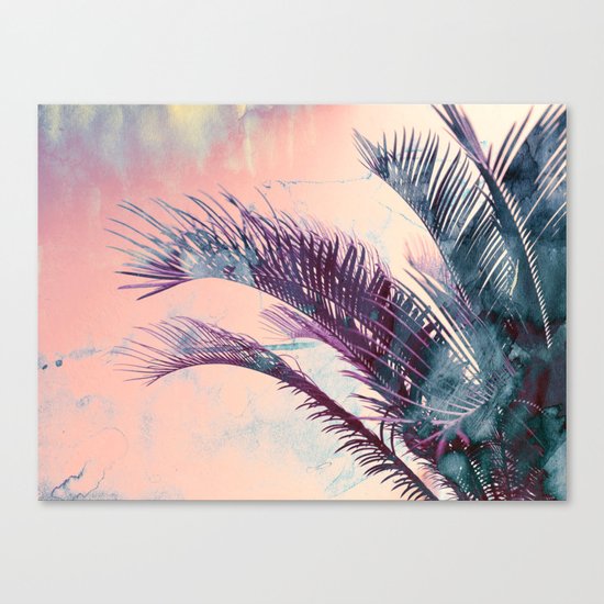 Candy Palms Canvas Print