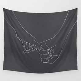 Pinky Promise IX Wall Tapestry