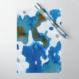 Blue Downpour 2 Wrapping Paper