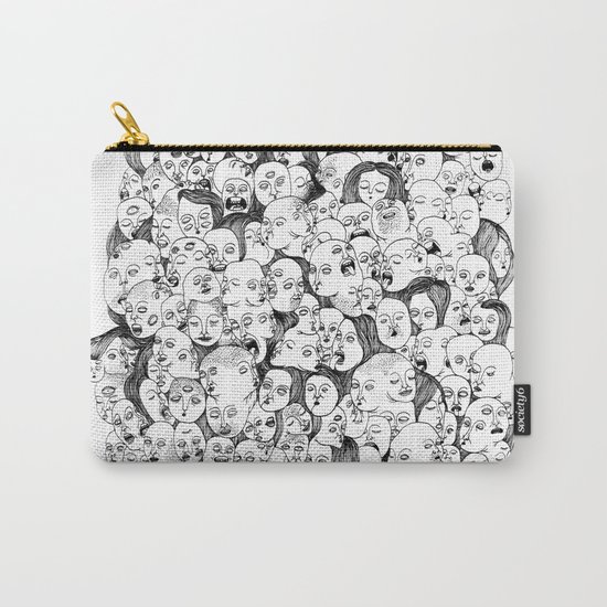 Faces Carry-All Pouch