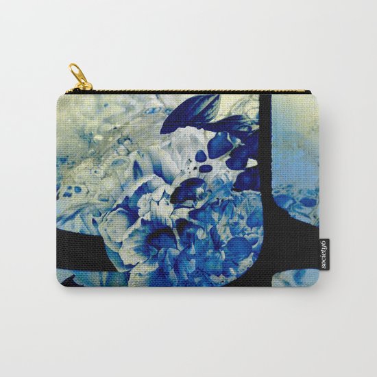 hidden blue peony Carry-All Pouch