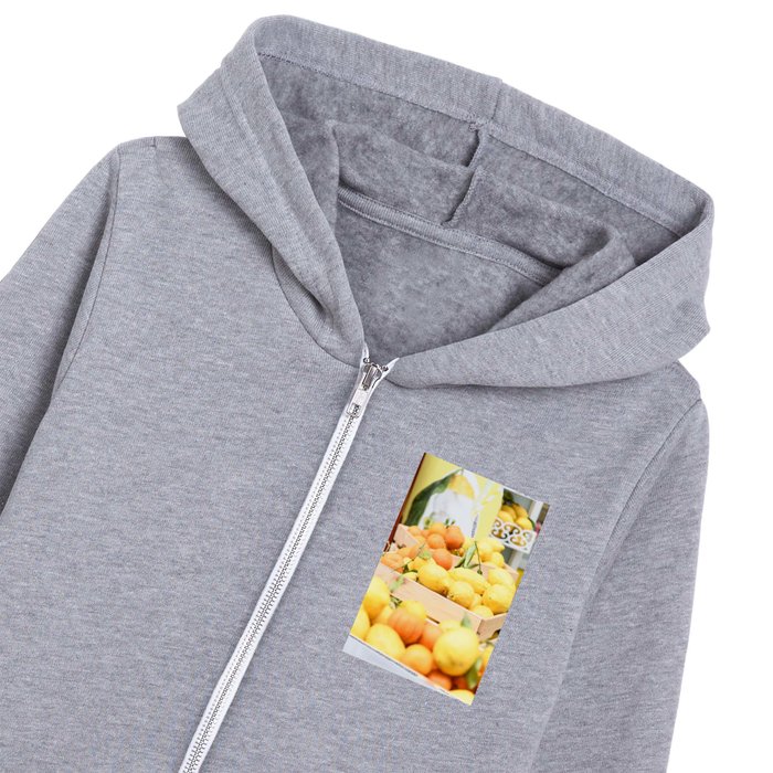 Amalfi Lemons & Oranges #1 #travel #wall #art #society6 Kids Zip Hoodie