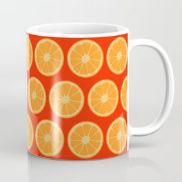 Oranges Pattern Coffee Mug