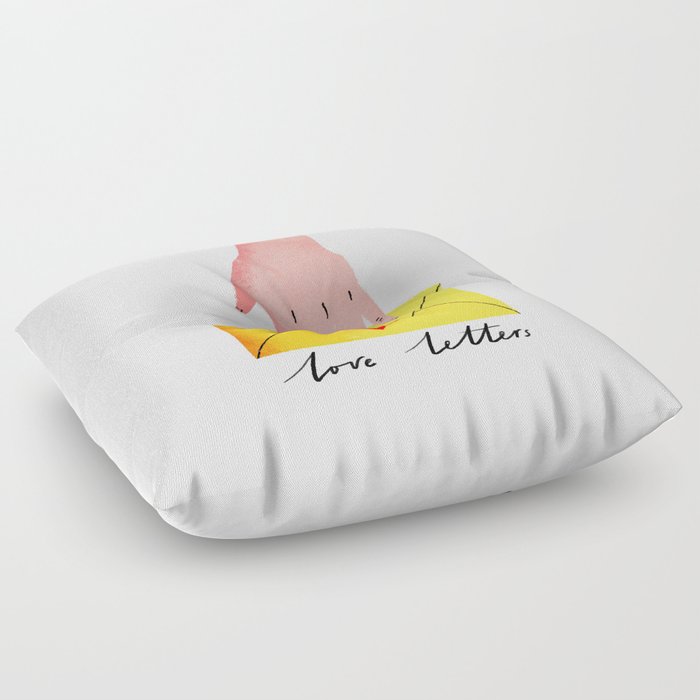 Love Letters Floor Pillow