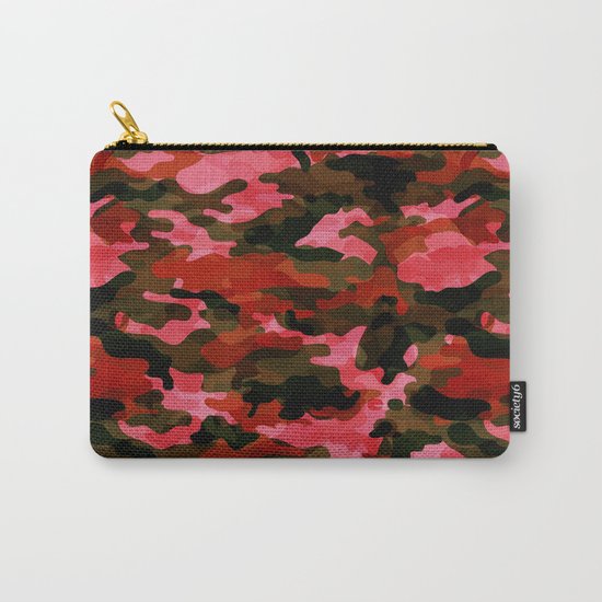 Camouflage (Red) Carry-All Pouch