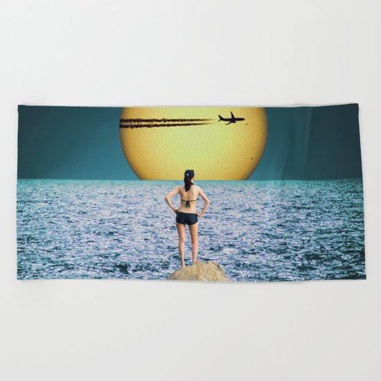 Say Goodbye Beach Towel