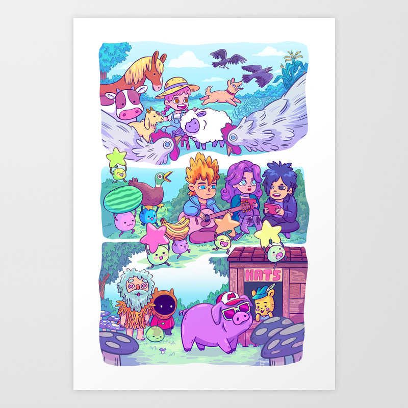 Stardew Valley Art Print By Lindseylea Society6