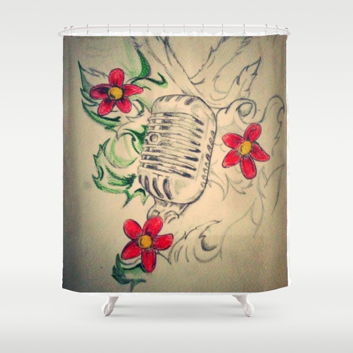 Music is Nature Shower Curtain