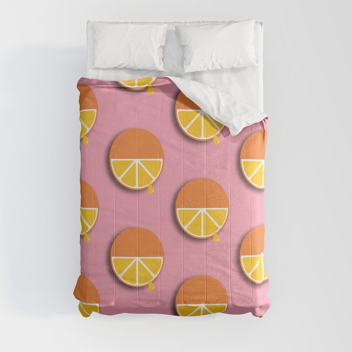 Stylized Orange Comforter