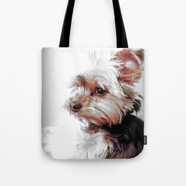Portrait of a Yorkie | Dogs  Tote Bag