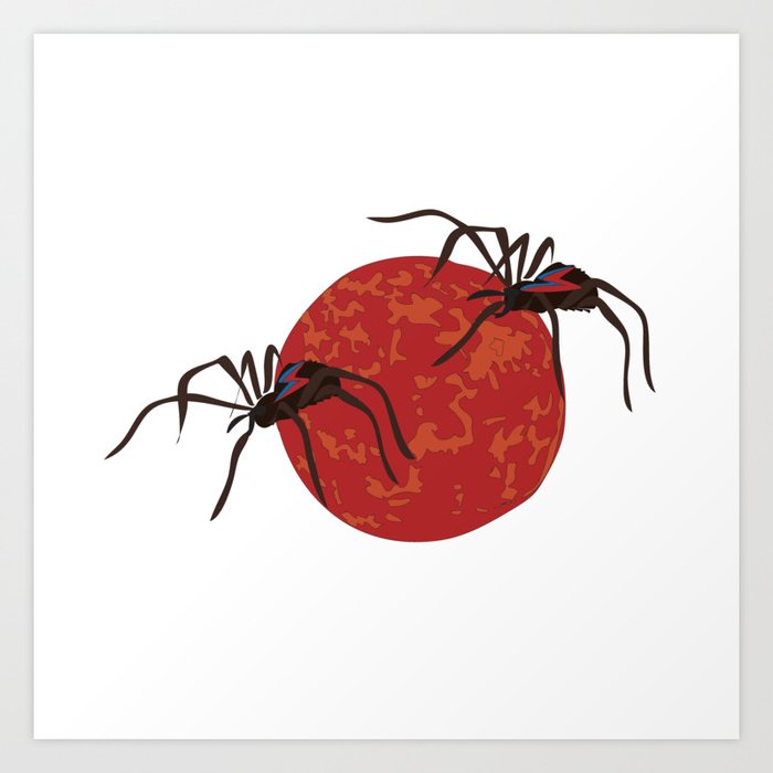 Spiders From Mars! Art Board Print for Sale by jtrenshaw