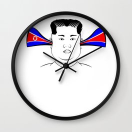 Kim Jong Un Wall Clock