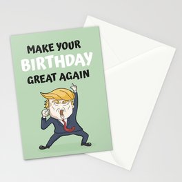 Birthday Trump Card - Make Your Birthday Great Again Stationery Cards
