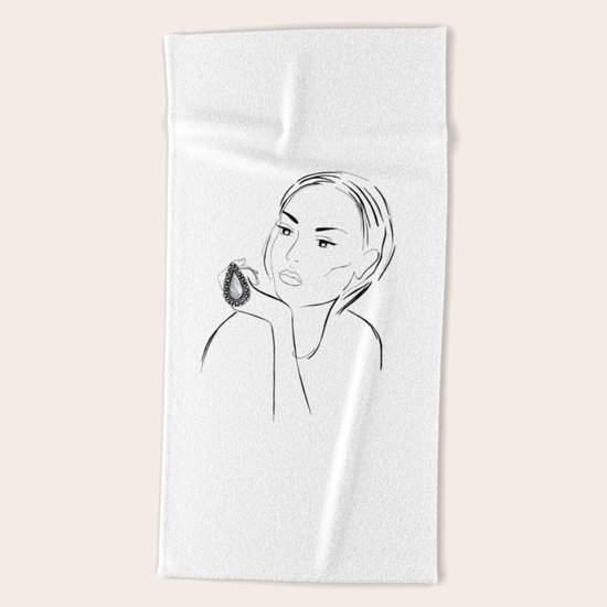 Marble Ring Beach Towel