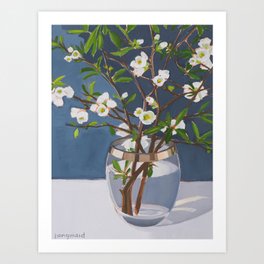 Flowering Quince Art Print