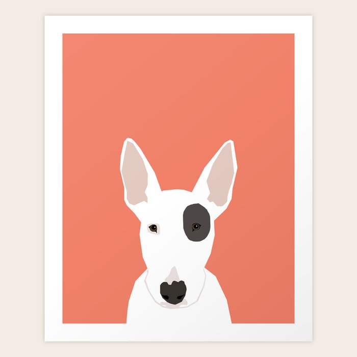 bull terrier and children