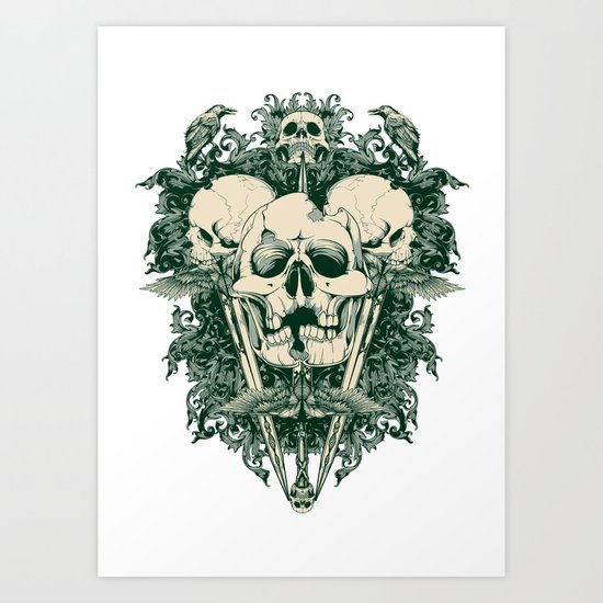 Blade tips Art Print
