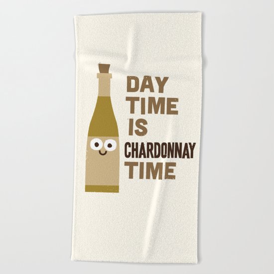 Brunch Drunk Beach Towel