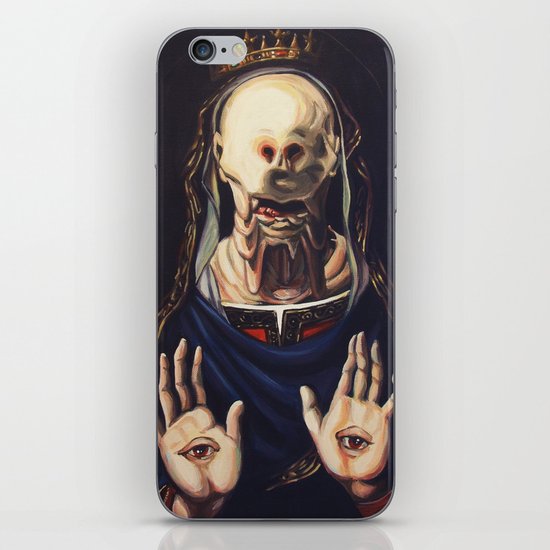 Pale Man With Crown iPhone & iPod Skin