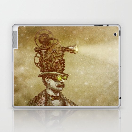 The Projectionist (sepia option) Laptop & iPad Skin